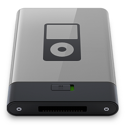 Grey iPod B Icon 256x256 png